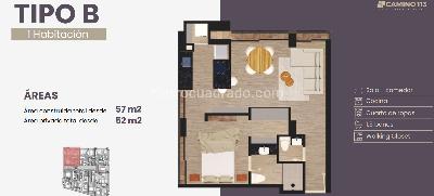 Apartamento en venta en Santa Barbara Central, Bogotá · foto 6 de 7
