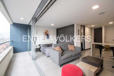 Apartamento de 1 alcoba en venta en Ciudad Del Rio, Medellín, 42 m² · foto 2 de 17
