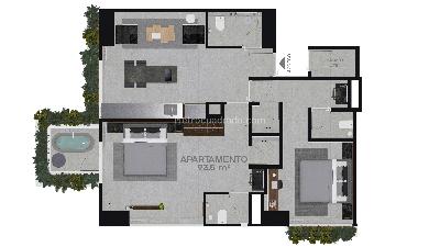 Apartamento de 2 alcobas en venta en El Poblado, Medellín, 93 m² · foto 4 de 4
