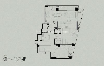 Apartamento de 3 alcobas en venta en La Cabrera, Bogotá, 315 m² · foto 4 de 5