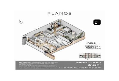 Apartamento en venta en Los Balsos, Medellín · foto 3 de 6