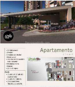 Apartamento de 3 alcobas en venta en Prado Alto, Envigado, 116 m² · foto 2 de 20