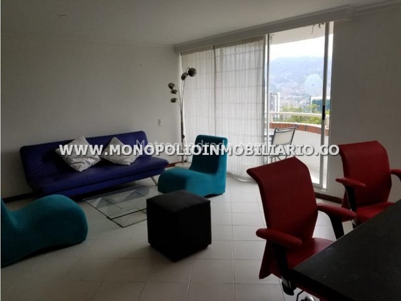 Apartamento Amoblado de 2 Alcobas en Los Balsos (El Poblado)