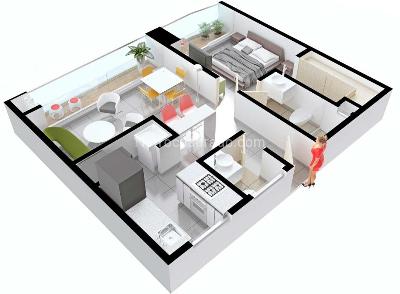 Apartaestudio en venta en Villa Santos, Barranquilla, 47 m² · foto 9 de 9
