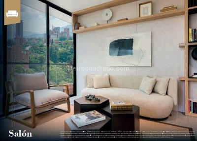 Apartamento de 1 alcoba en arriendo en El Poblado, Medellín, 56 m² · foto 3 de 20