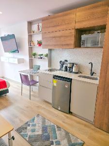 Apartaestudio en venta en Chico Norte, Bogotá, 28 m² · foto 11 de 11