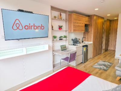 Apartaestudio en venta en Chico Norte, Bogotá, 28 m² · foto 6 de 11