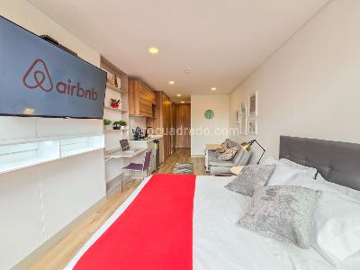 Apartaestudio en venta en Chico Norte, Bogotá, 28 m² · foto 7 de 11