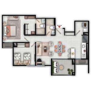 Apartamento en venta en Serena Del Mar, Cartagena · foto 12 de 15