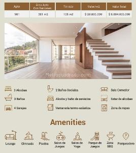 Apartamento de 3 alcobas en venta en Los Rosales Chico, Bogotá, 382 m² · foto 6 de 20