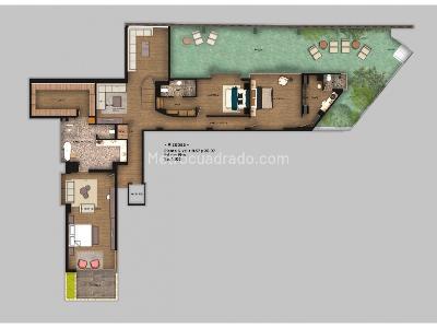 Apartamento de 3 alcobas en venta en Santa Ana Oriental, Bogotá, 504 m² · foto 12 de 13
