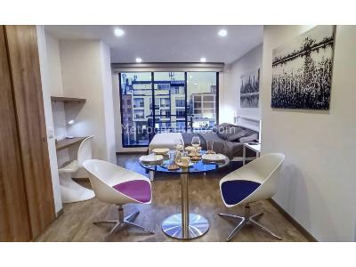 Apartaestudio en venta en Santa Barbara Central, Bogotá, 24 m² · foto 2 de 12