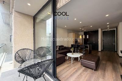 Apartamento de 1 alcoba en arriendo en Chico Norte, Bogotá, 58 m² · foto 3 de 12