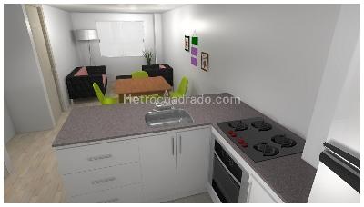 Apartamento de 1 alcoba en venta en Tabora, Bogotá, 38 m² · foto 5 de 10
