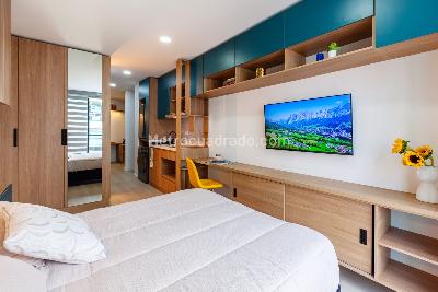 Apartaestudio en venta en La Castellana, Bogotá, 29 m² · foto 2 de 12