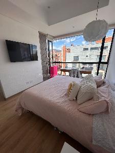 Apartaestudio en arriendo en Quintas De Santa Barbara, Bogotá, 55 m² · foto 9 de 11