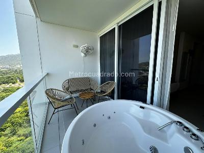 Apartamento de 1 alcoba en venta en Pozos Colorados, Santa Marta, 32 m² · foto 4 de 15