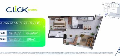 Apartamento de 1 alcoba en venta en La Perseverancia, Bogotá, 36 m² · foto 6 de 7