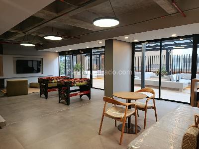 Apartaestudio en arriendo en Andes Norte, Bogotá, 27 m² · foto 12 de 17