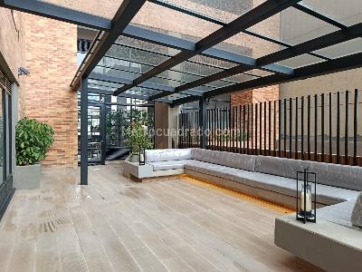 Apartaestudio en arriendo en Andes Norte, Bogotá, 27 m² · foto 16 de 17