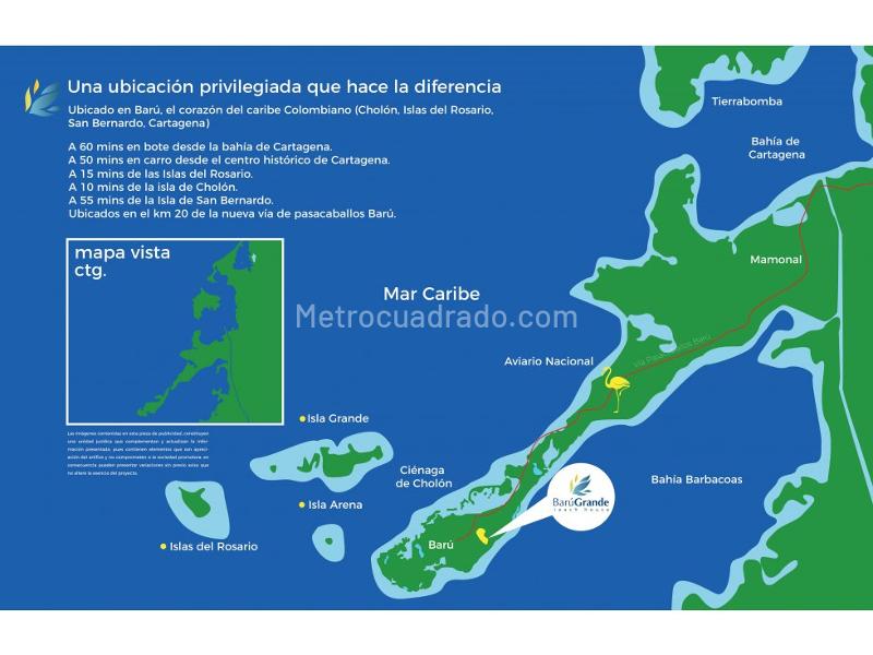Lote en Venta, Baru, Cartagena de Indias - Vista 3