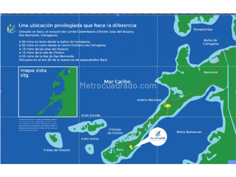 Lote en Venta, Baru, Cartagena de Indias - Vista 3