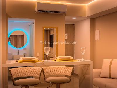 Apartamento de 1 alcoba en venta en Crespo, Cartagena, 43 m² · foto 4 de 9