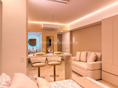 Apartamento de 1 alcoba en venta en Crespo, Cartagena, 43 m² · foto 5 de 9