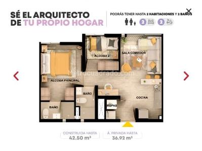 Apartamento en venta en Madelena, Bogotá · foto 3 de 6