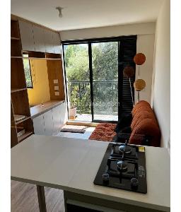 Apartaestudio en arriendo en Santa Teresa, Bogotá, 32 m² · foto 2 de 5