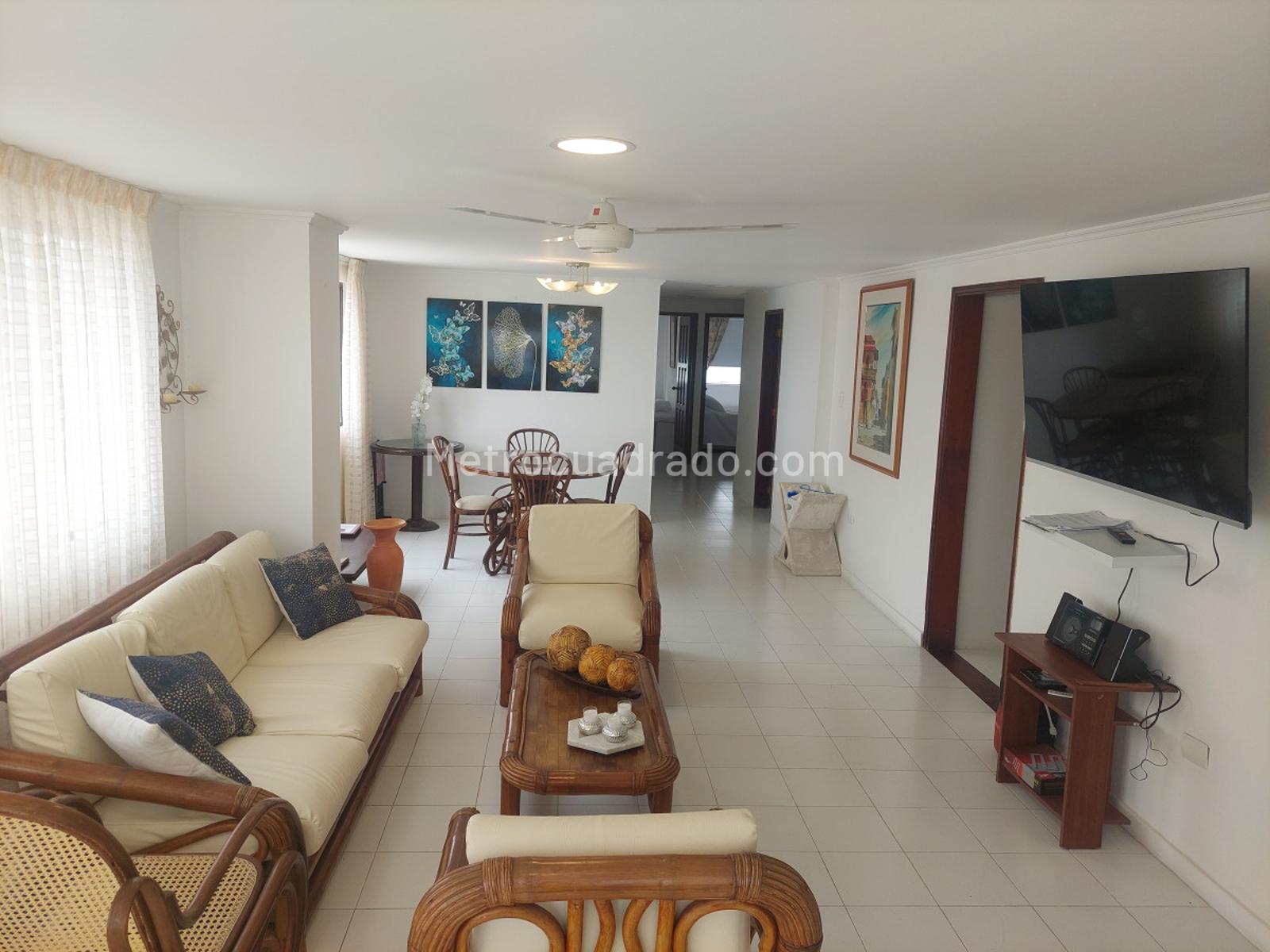 Arriendo De Apartamento En Bocagrande - Cartagena De Indias - 411-M4595054