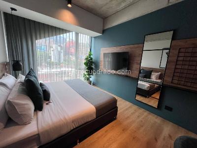 Apartaestudio en venta en Parque Poblado, Medellín, 21 m² · foto 10 de 11