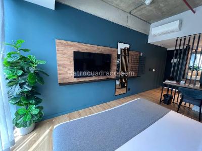 Apartaestudio en venta en Parque Poblado, Medellín, 21 m² · foto 5 de 11