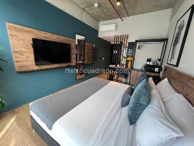 Apartaestudio en venta en Parque Poblado, Medellín, 21 m² · foto 6 de 11