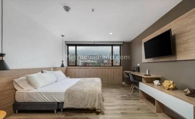 Apartaestudio en venta en La Aguacatala, Medellín, 28 m² · foto 3 de 14