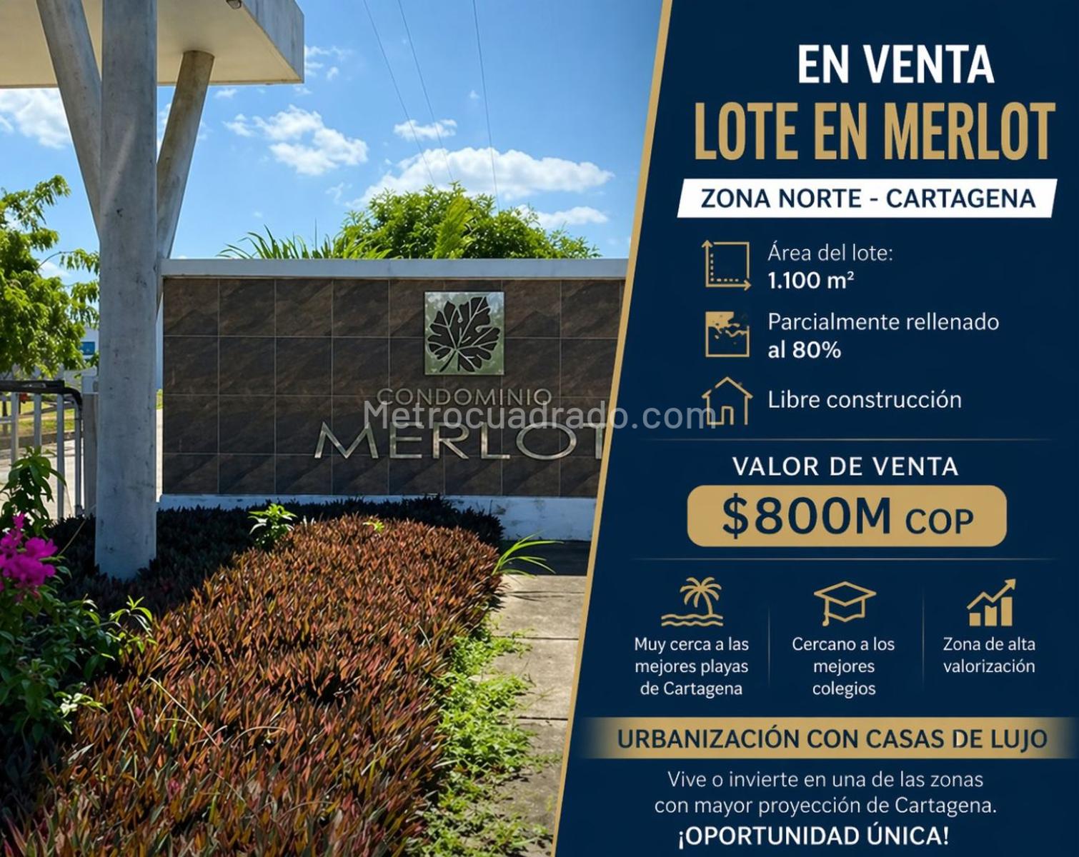 Lote en Venta, SERENA DEL MAR, Cartagena de Indias - Vista 5