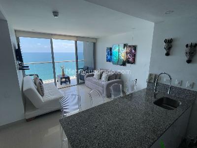 Apartamento de 1 alcoba en venta en Bocagrande, Cartagena, 66 m² · foto 2 de 14
