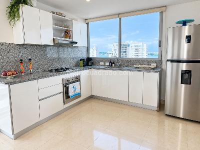 Apartamento de 3 alcobas en venta en Bocagrande Malecom, Cartagena, 148 m² · foto 8 de 18