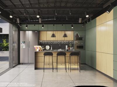 Apartamento de 1 alcoba en venta en Castropol, Medellín, 61 m² · foto 3 de 9