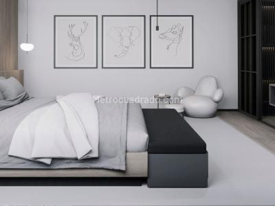 Apartamento de 1 alcoba en venta en Castropol, Medellín, 61 m² · foto 6 de 9