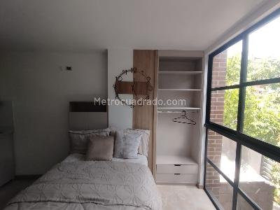 Apartamento de 1 alcoba en arriendo en Boston, Medellín, 18 m² · foto 3 de 8