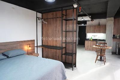 Apartamento de 1 alcoba en arriendo en Laureles Medellin, Medellín, 53 m² · foto 8 de 12