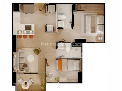Apartamento en venta en Calasanz Parte Alta, Medellín · foto 9 de 9