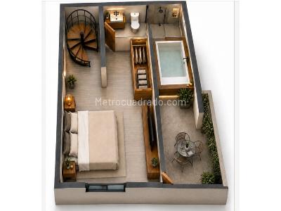 Apartaestudio en venta en La Pradera, Pereira, 58 m² · foto 3 de 4