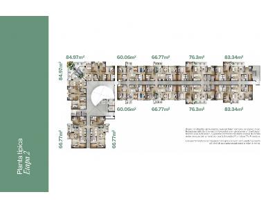 Apartamento de 2 alcobas en venta en Los Colegios, Rionegro, 69 m² · foto 2 de 12
