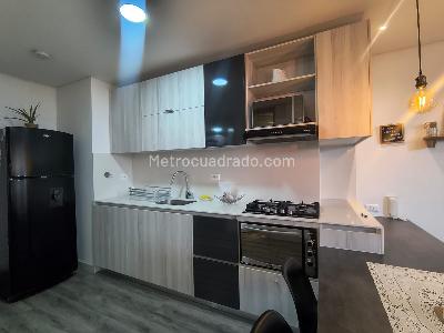 Apartamento de 1 alcoba en arriendo en Los Balsos, Medellín, 58 m² · foto 4 de 12