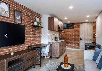 Apartamento de 1 alcoba en arriendo en Laureles Medellin, Medellín, 41 m² · foto 2 de 11