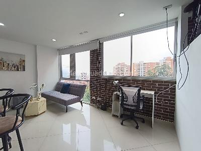 Apartamento de 1 alcoba en arriendo en El Tesoro, Medellín, 40 m² · foto 3 de 14