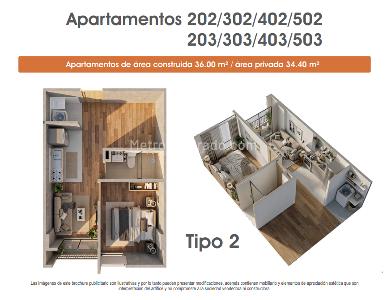 Apartamento de 1 alcoba en venta en La Estrada, Bogotá, 35 m² · foto 8 de 11