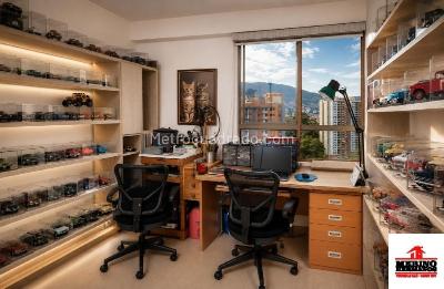 Apartamento de 2 alcobas en venta en Loma De Los Bernal, Medellín, 77 m² · foto 4 de 20